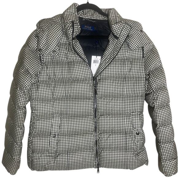 Polo Ralph Lauren Houndstooth Down Jacket - Picture 4 of 10